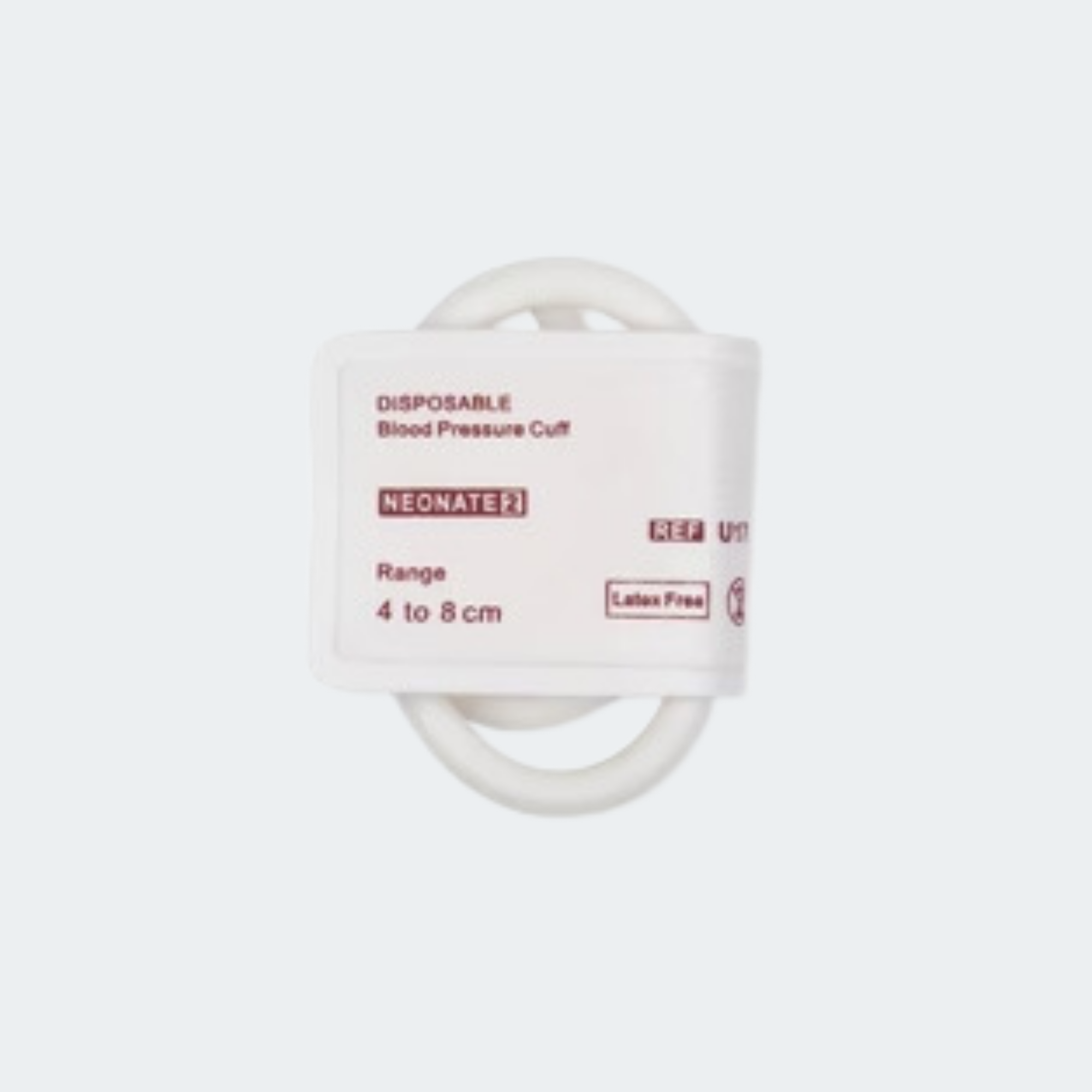 Blood Pressure Cuff, Neonate 2, 1 and 2 Tube, Luer Slip Connector, Disposable, 10/bx 