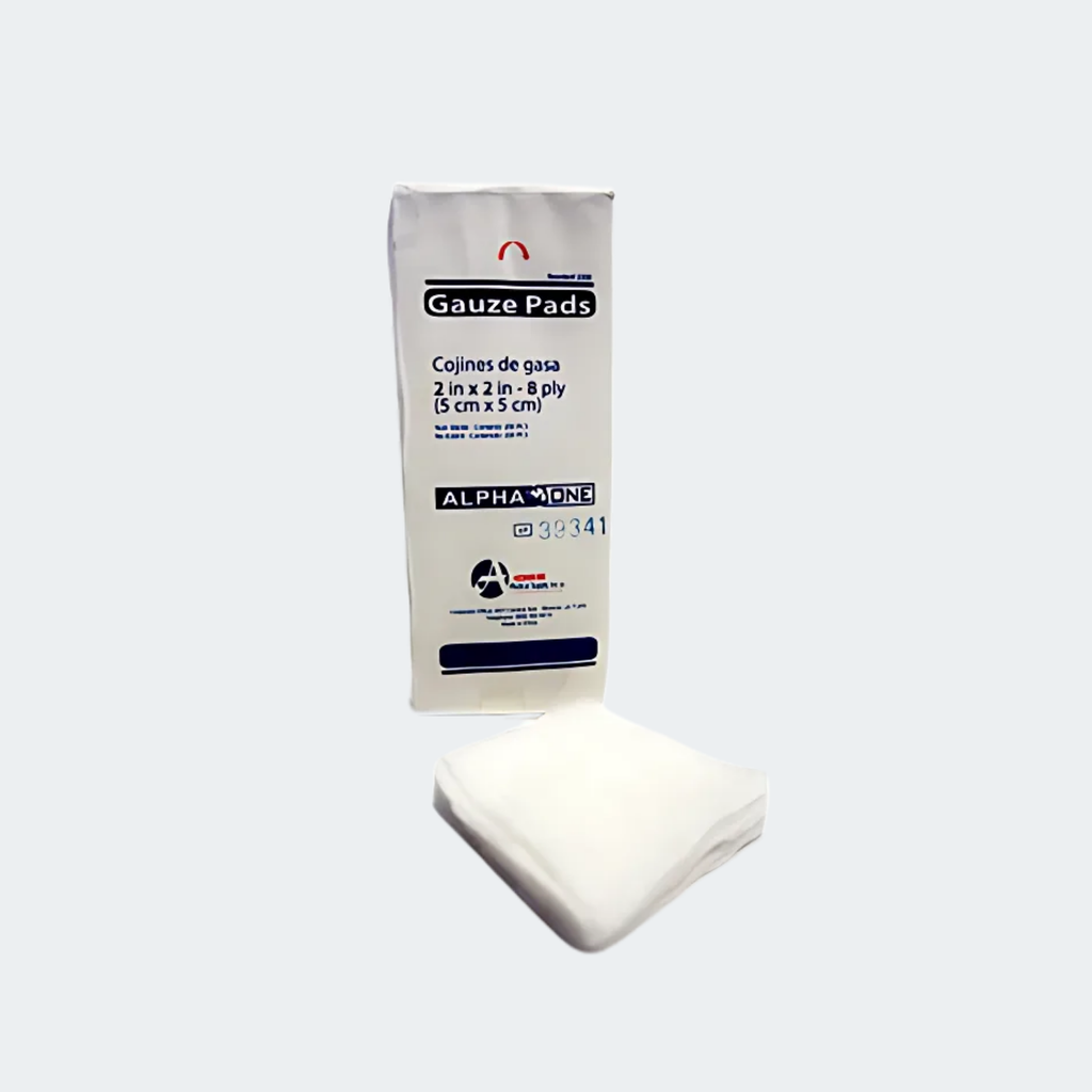 AOSS Gauze Pad, 2"x 2" Inch, 8-Ply (Non-Sterile Woven)(200EA/BG; 25BG/CA)