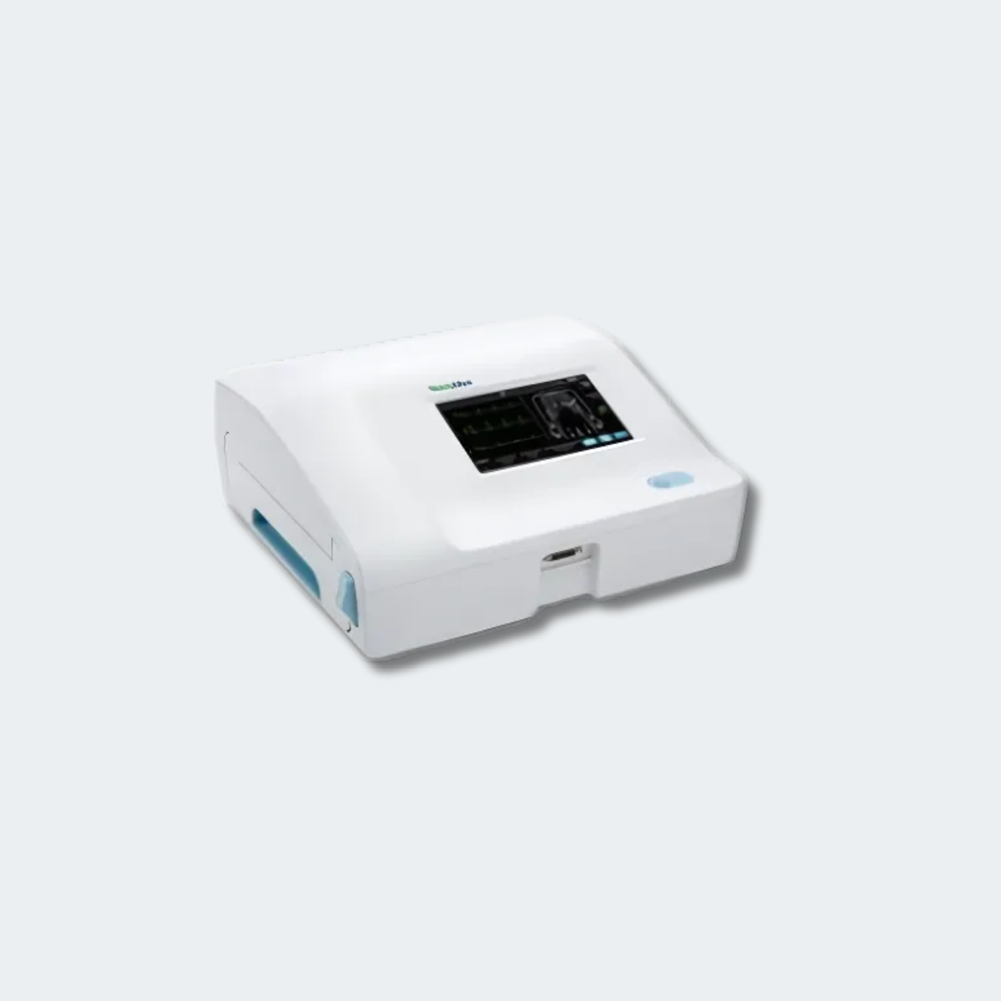 12-Lead Resting Electrocardiograph with Automatic ECG Interpretation, AHA ECG Cable with Disposable Electrodes, CardioPerfect Workstation Connectivity via USB