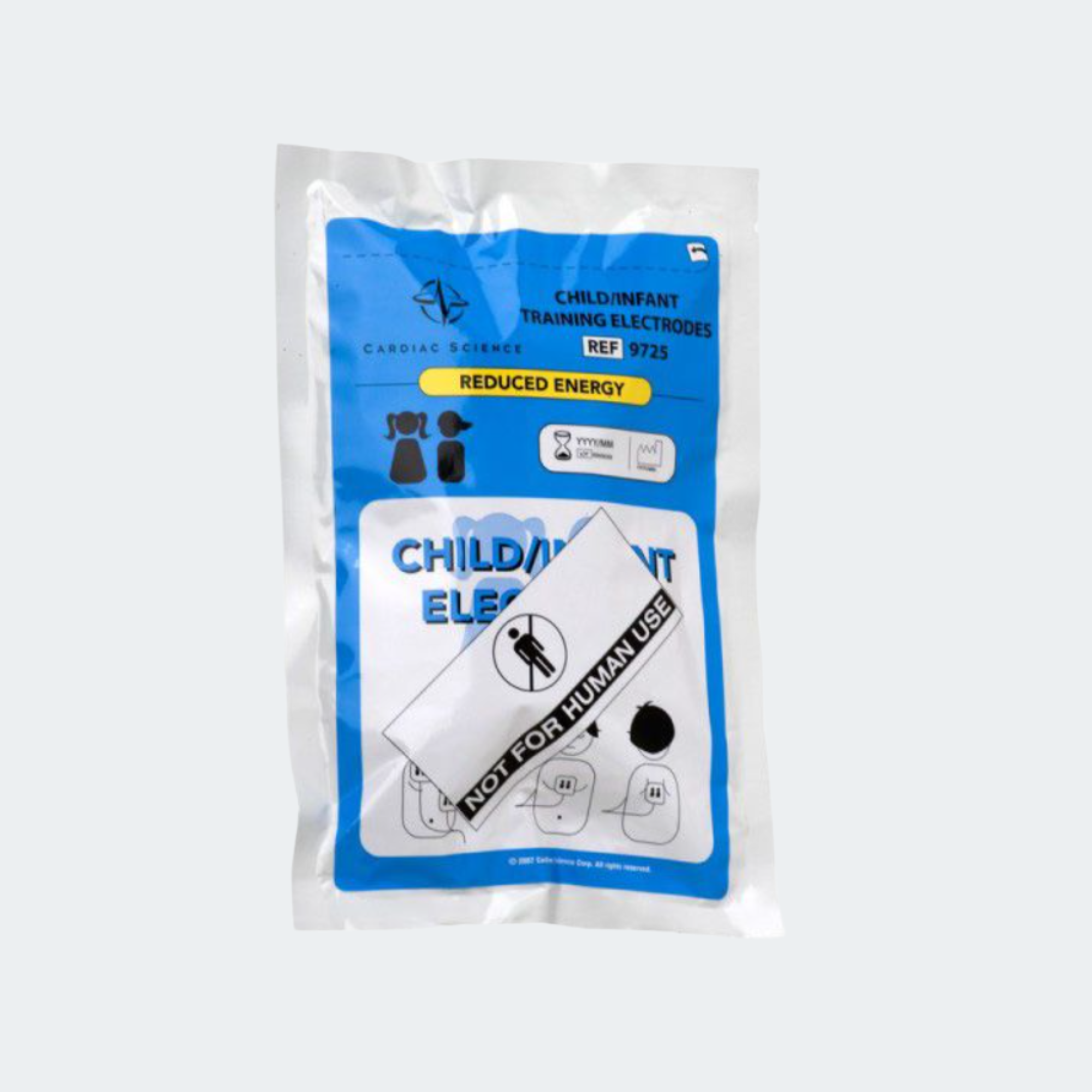 Cardiac Science Pediatric TRAINING Electrode Pads Part #: 9725-001