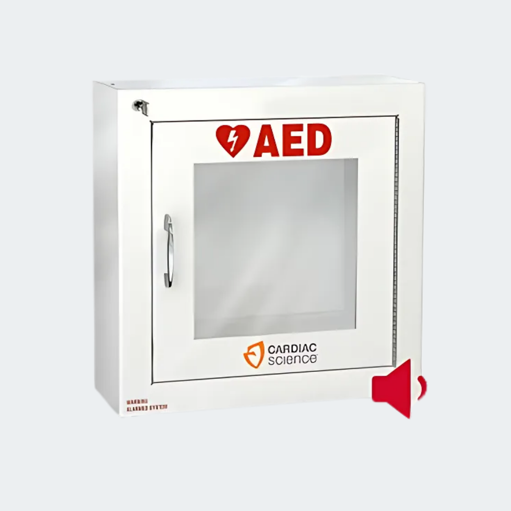 Cardiac Science Standard Size AED Cabinet with Audible Alarm Part #: 50-00400-20