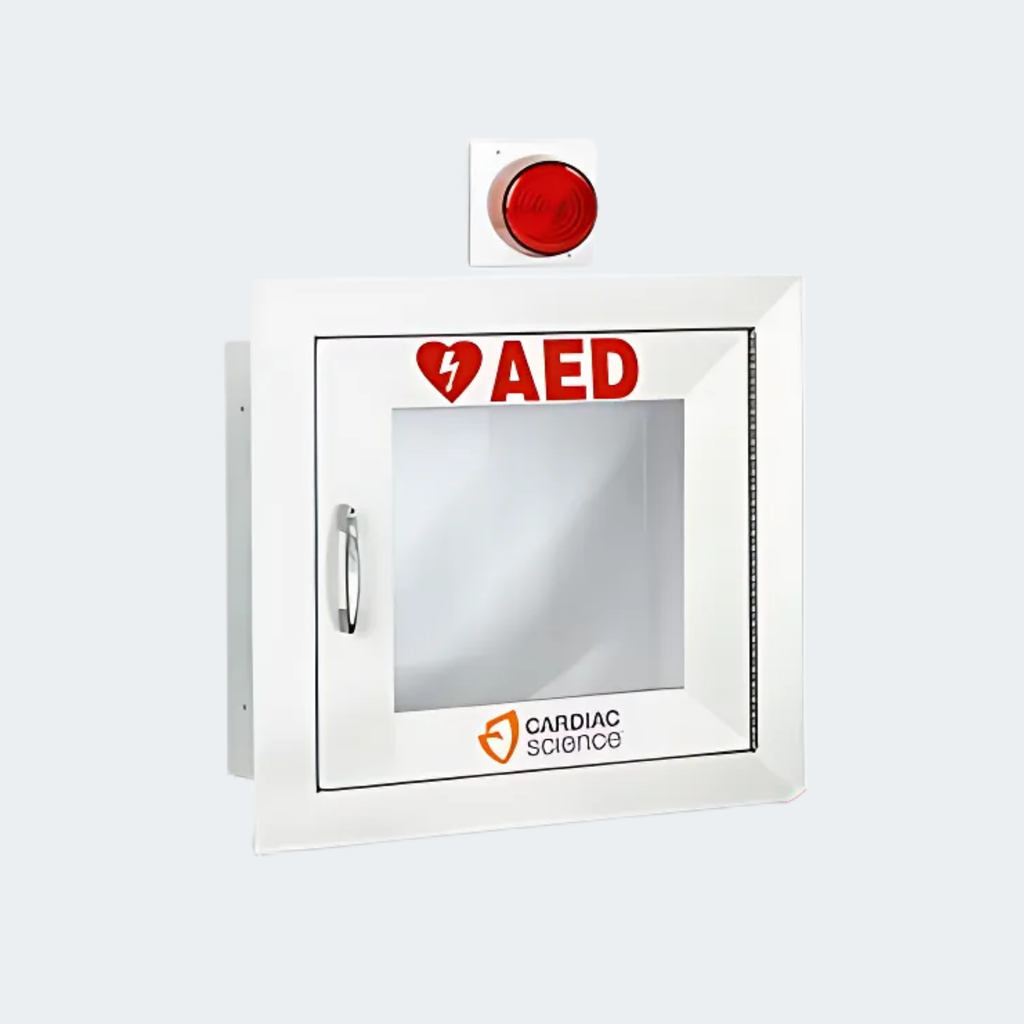 Cardiac Science Standard Size AED Cabinet with Audible Alarm and Strobe Light Part #: 50-00400-30