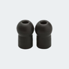 Comfort Sealing Eartips, Large, Black, 1 pair 