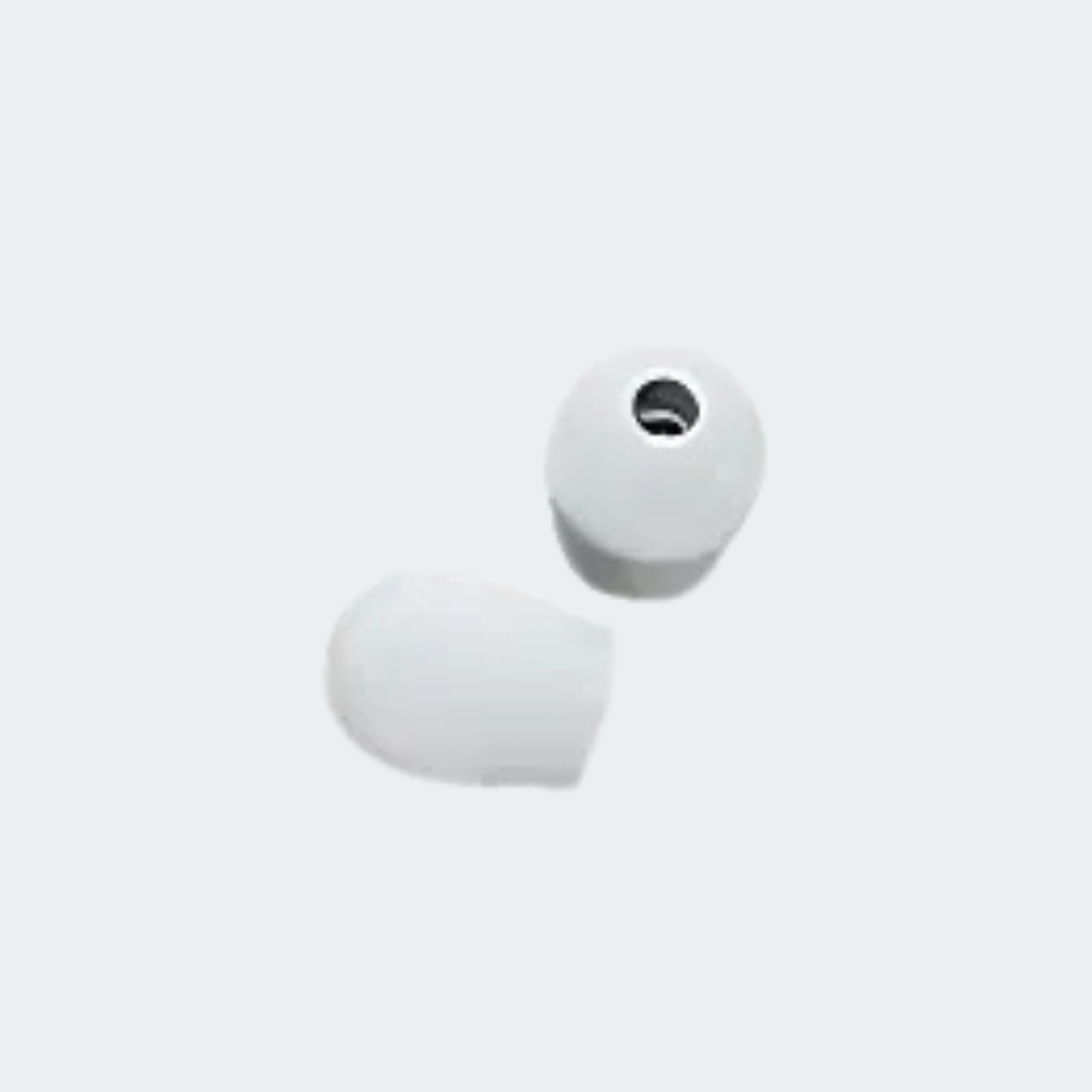 Comfort Sealing Eartips for Harvey Double and Triple Head Stethoscope, Small, White - Pair