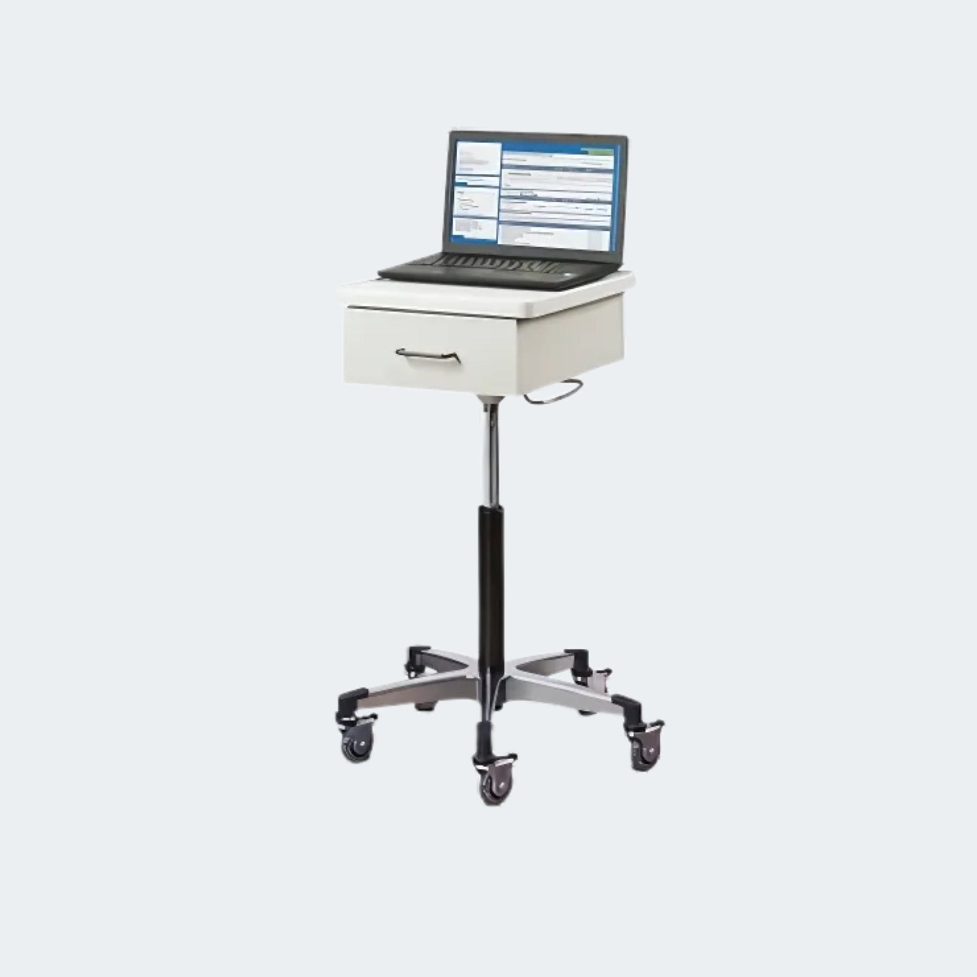 Compact, Tec-Cart™ Mobile Work Station with Drawer
