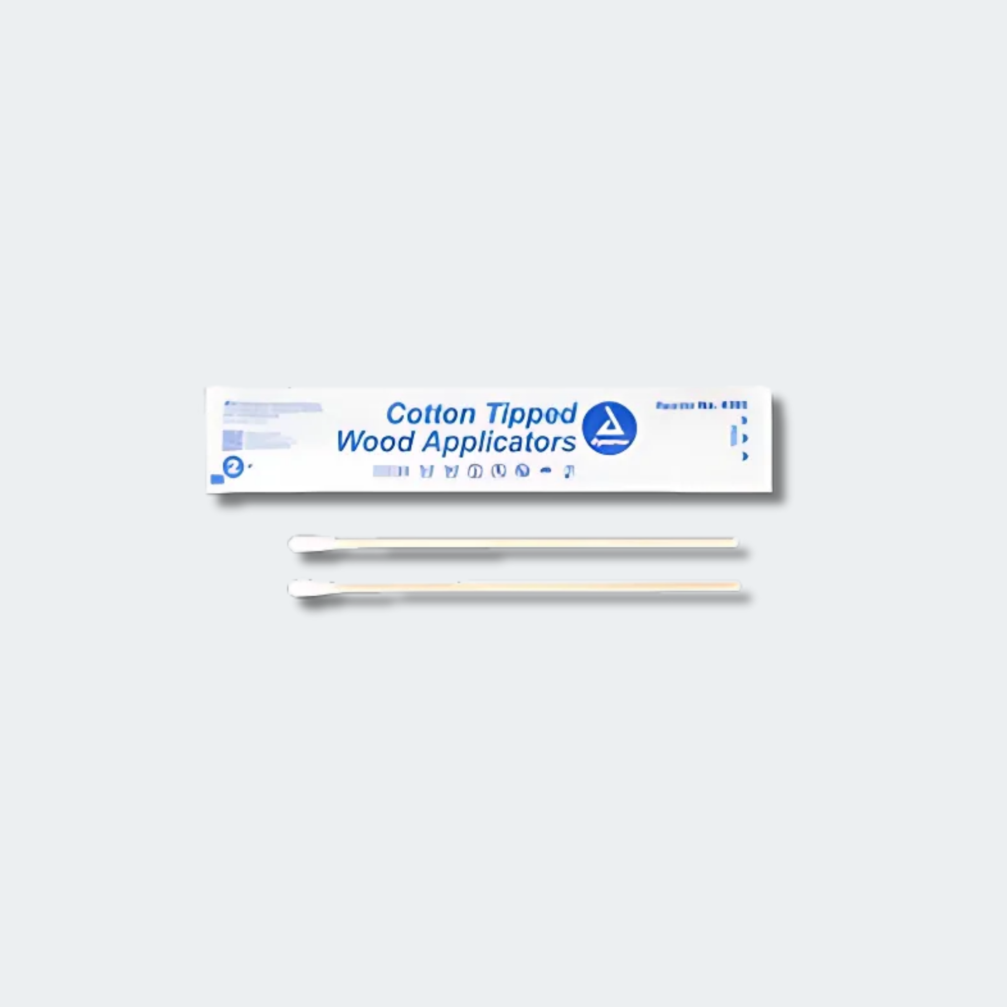 Tightly wound cotton head for reduced linting Wooden shaft provides flexibility