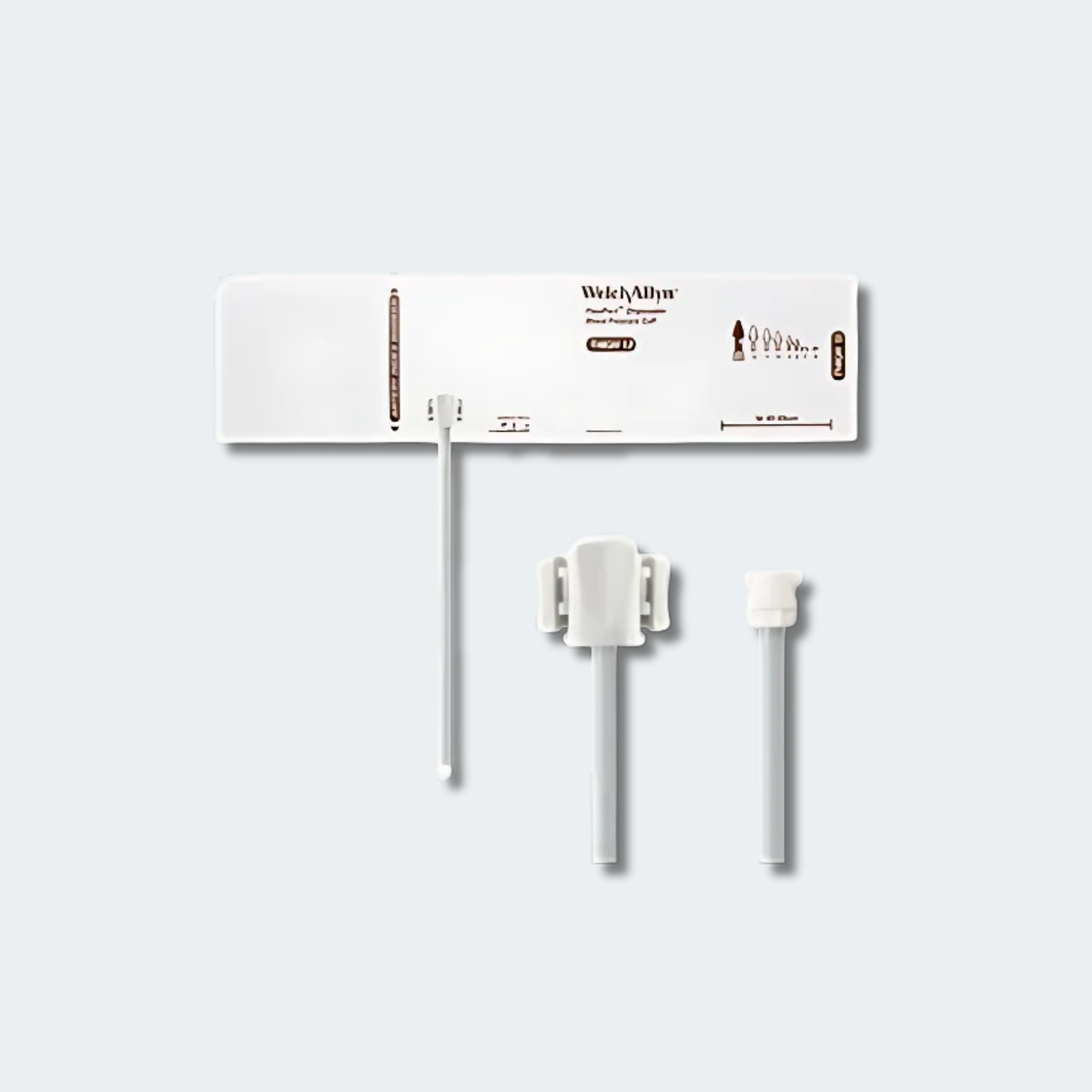 Welch Allyn FlexiPort Blood Pressure Cuff; Size-13 Thigh, Soft Disposable, 1-Tube, Female Locking (#5082-182) Conne ctor; Qty. 20