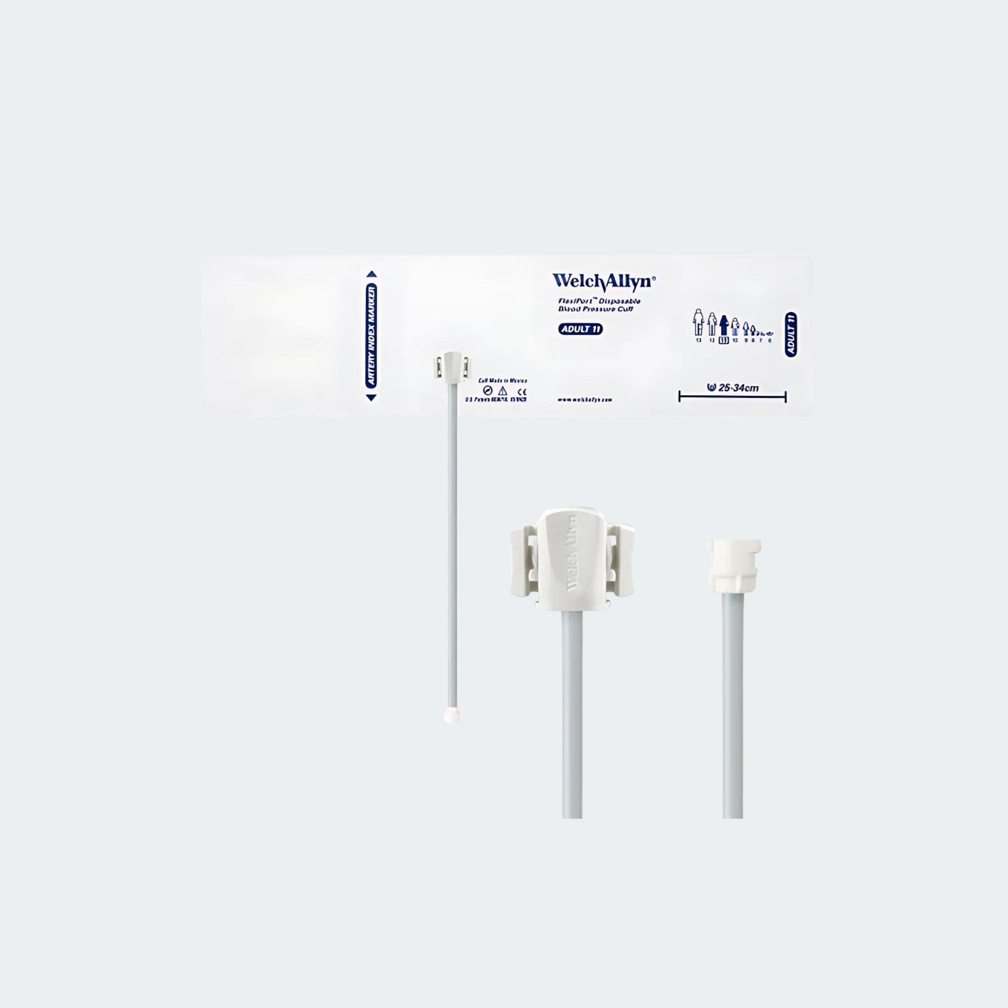 Cuff, Soft, Locking Connector, 1-Tube, Adult, 20/pk 