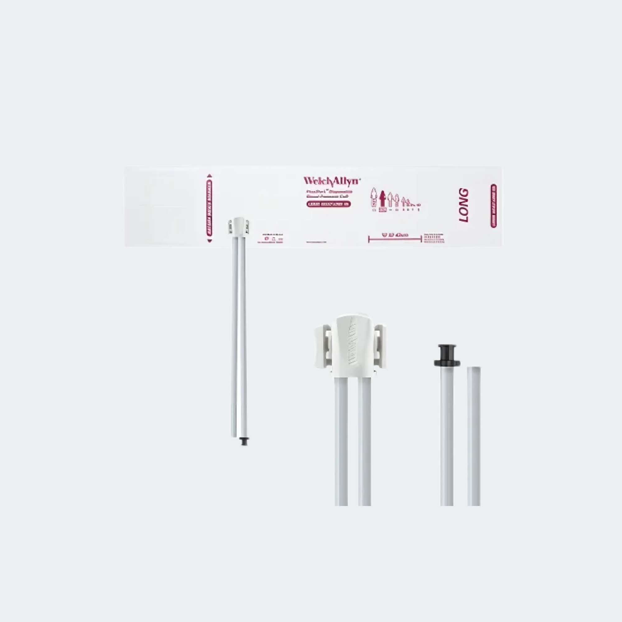 Cuff, Soft, Tri-Purpose Connector, 2-Tube, Large Adult, Long, 20/pk (US Only)