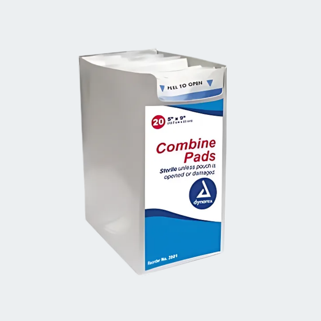 Dynarex Secure Abdominal Combine Pad, 5" x 9", Sterile