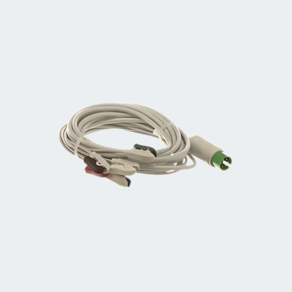 ECG Cable, 5-Wire, AHA Clip