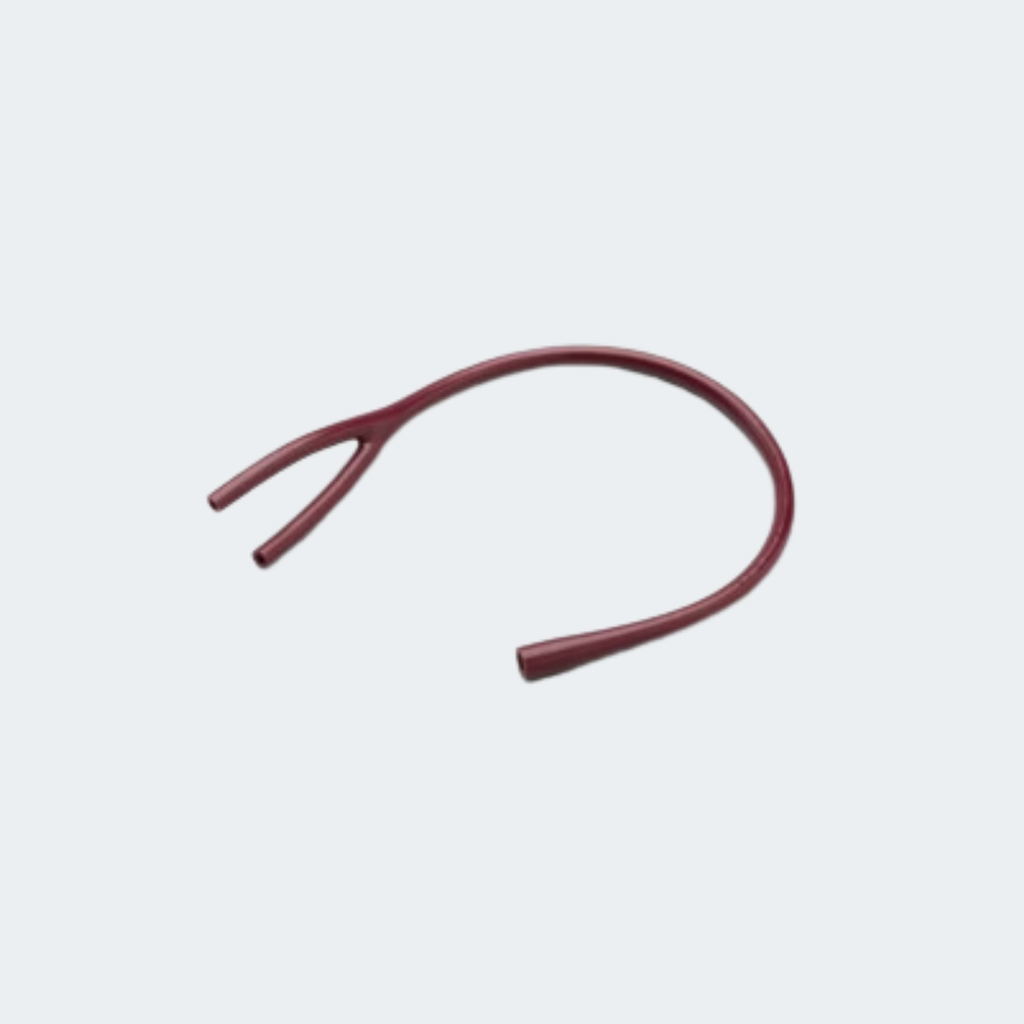 Elite,28 in. (71cm) Stethoscope Y-Tube, Long, Burgundy