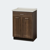 Cabinet with 2 doors, 1 drawer and 1 adjustable shelf
Easy-clean, all-laminate interior
Tough, Fashion Finish thermofoil exterior with no front-facing seams
One-piece, vacuum-formed, gray-haircell, textured, top rimmed on all sides