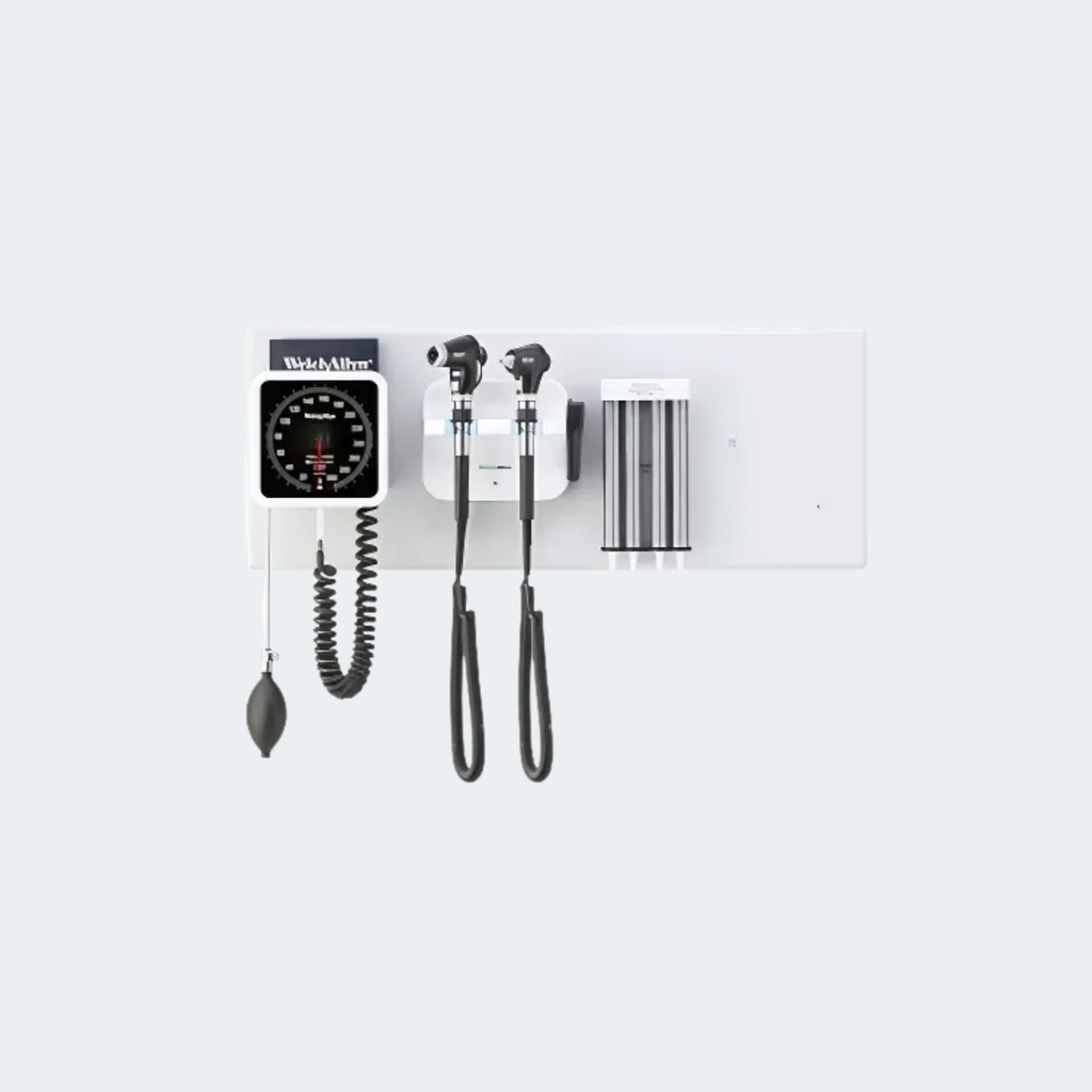 GS777 Integrated Wall System, PanOptic Ophthalmoscope, Macroview Otoscope, with BP