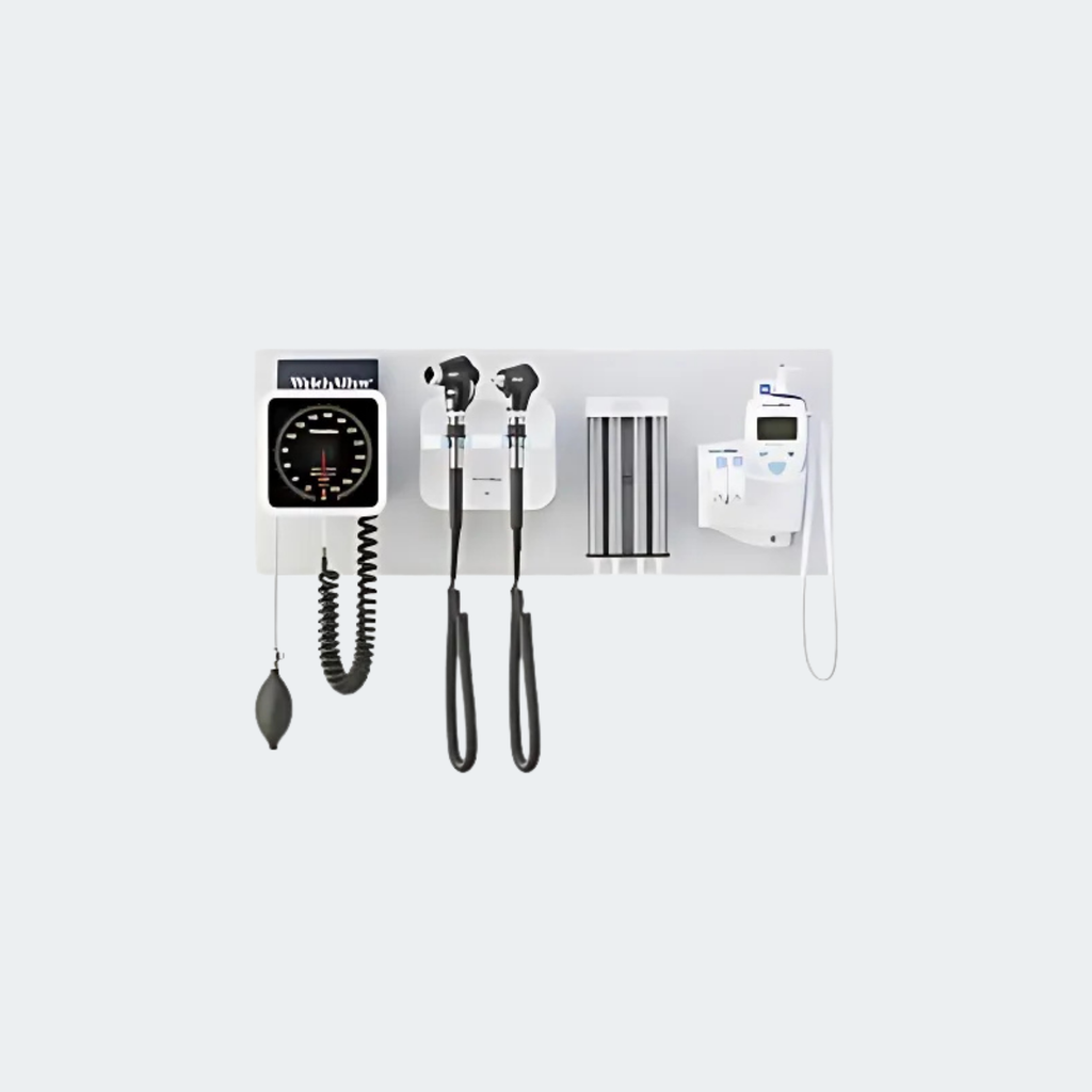 GS777 Integrated Wall System, PanOptic Ophthalmoscope, Macroview Otoscope, with BP, ST 