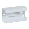 Single, White Steel Glove Box Holder GW-2000