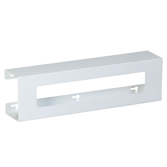 Double, Slimline, White Steel Glove Box Holder