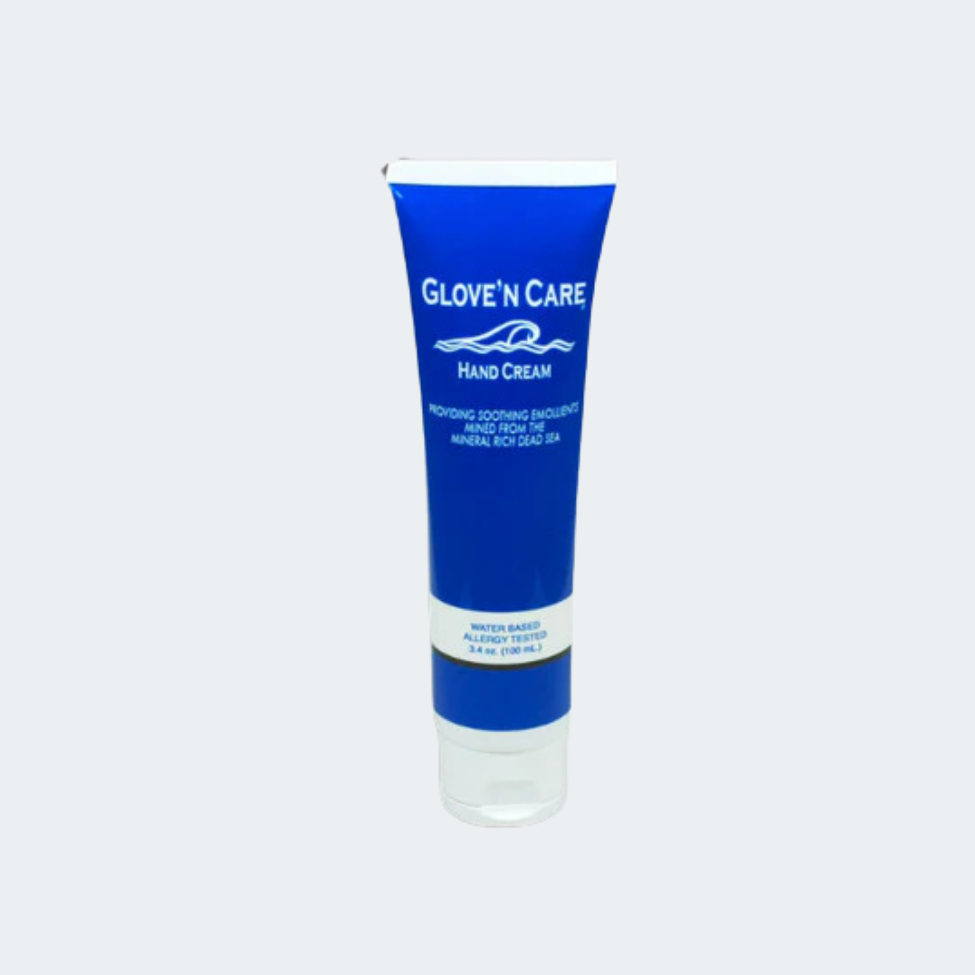 Glove’n Care® Hand Cream is developed with soothing emollients mined from the mineral-rich Dead Sea