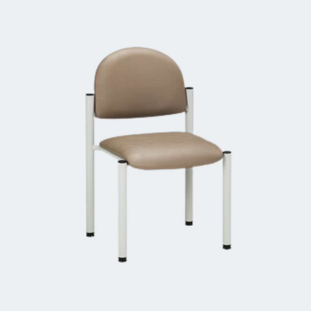 Gray Frame Chair/No Arms