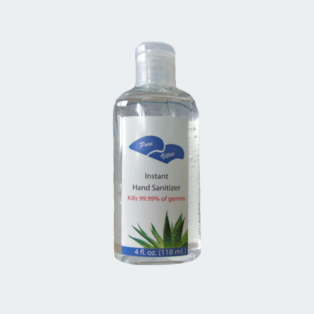 Hand Sanitizer AOSS Pure Vital® 4 oz. Alcohol (Ethyl) Gel Bottle