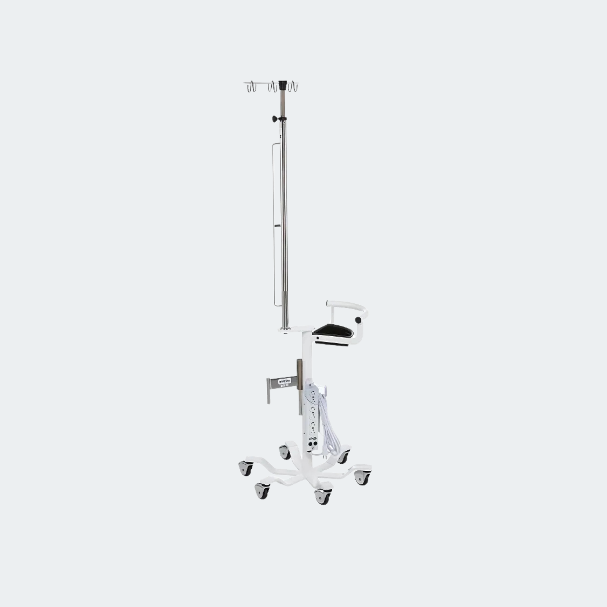Designed for Safety and Stability
25-inch diameter six-leg steel base
Stainless SteelHitch-n-Pal bed connector
Stainless SteelOff-Set Center-G mount pole for optimum Stability