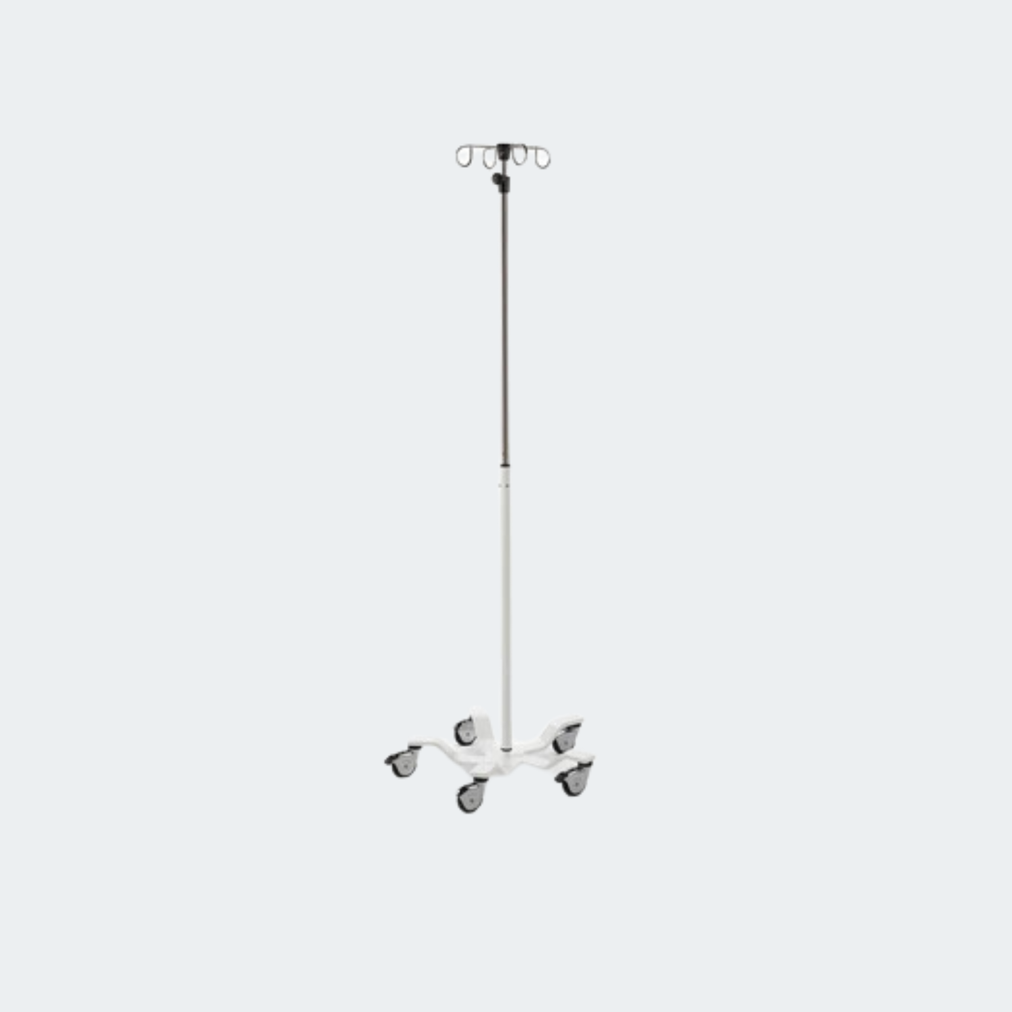 I.V. Stand 135 4 Hooks, 5 Leg, General Care, Medium Duty