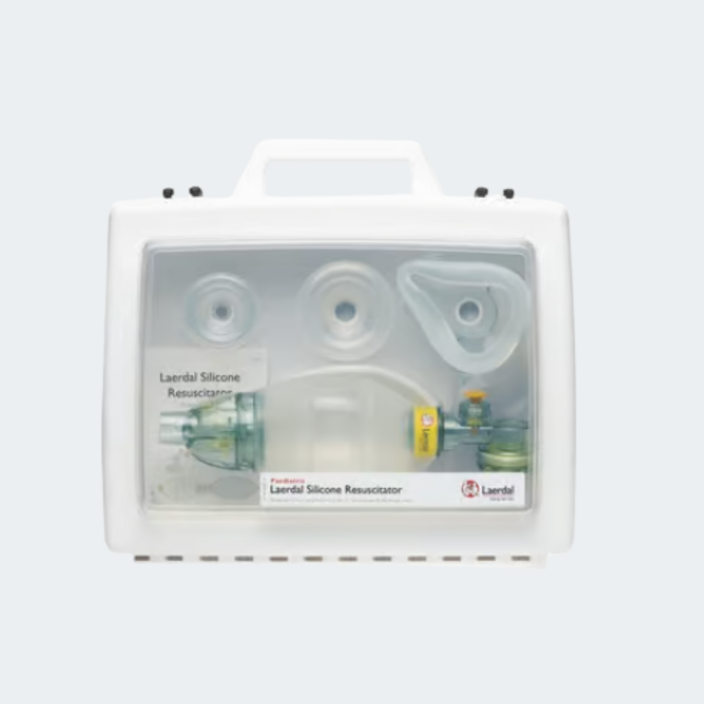 Laerdal LSR Reusable Pediatric Complete Resuscitator with Display Case Part #: 86005533