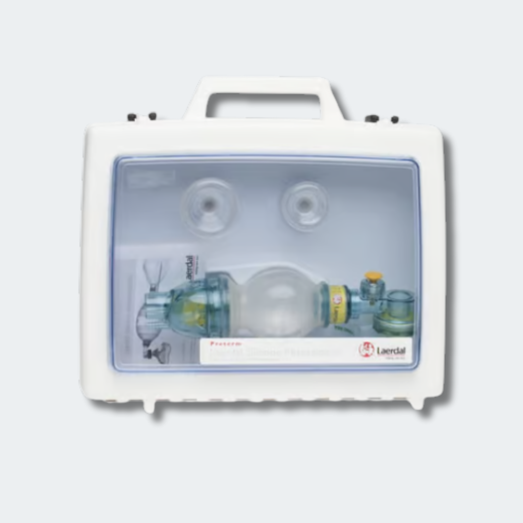 Laerdal LSR Reusable Preterm Complete Resuscitator with Display Case Part #: 85005533