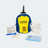 Laerdal Pediatric Pocket Mask w/Gloves and Wipe in Blue/Yellow Soft Pack Part #: 820050