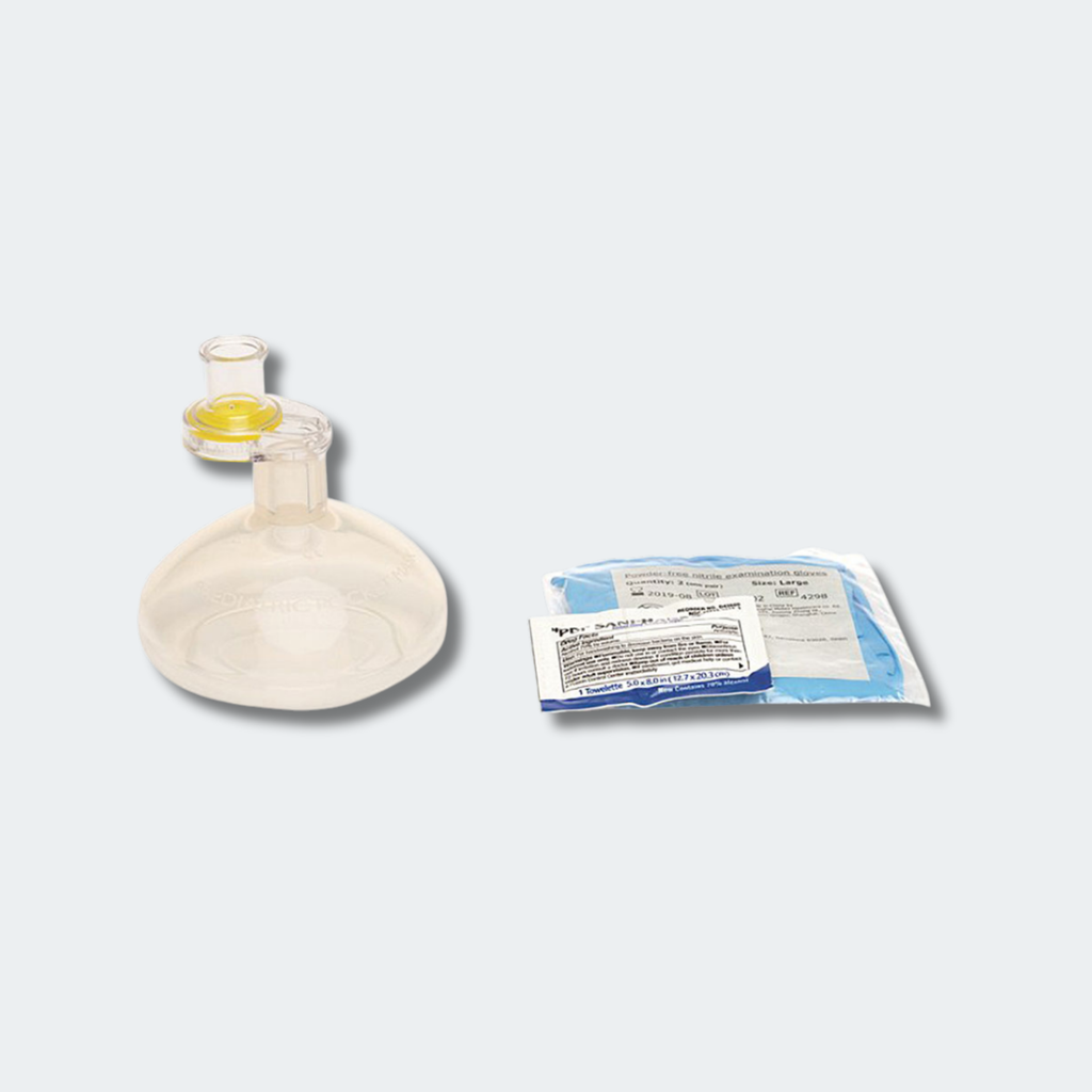 Laerdal Pediatric Pocket Mask w/Gloves in Poly Bag Part #: 820054