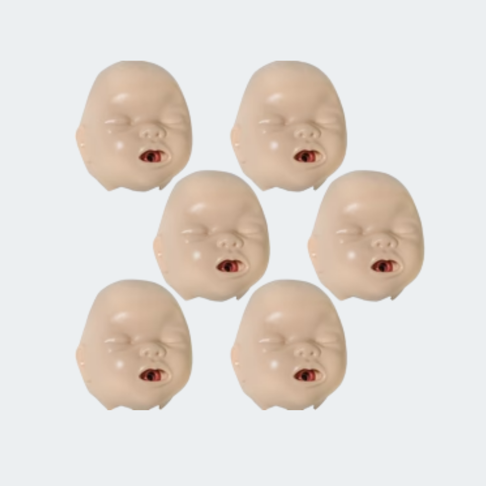 Laerdal Resusci Baby Face Pieces (6 pack)