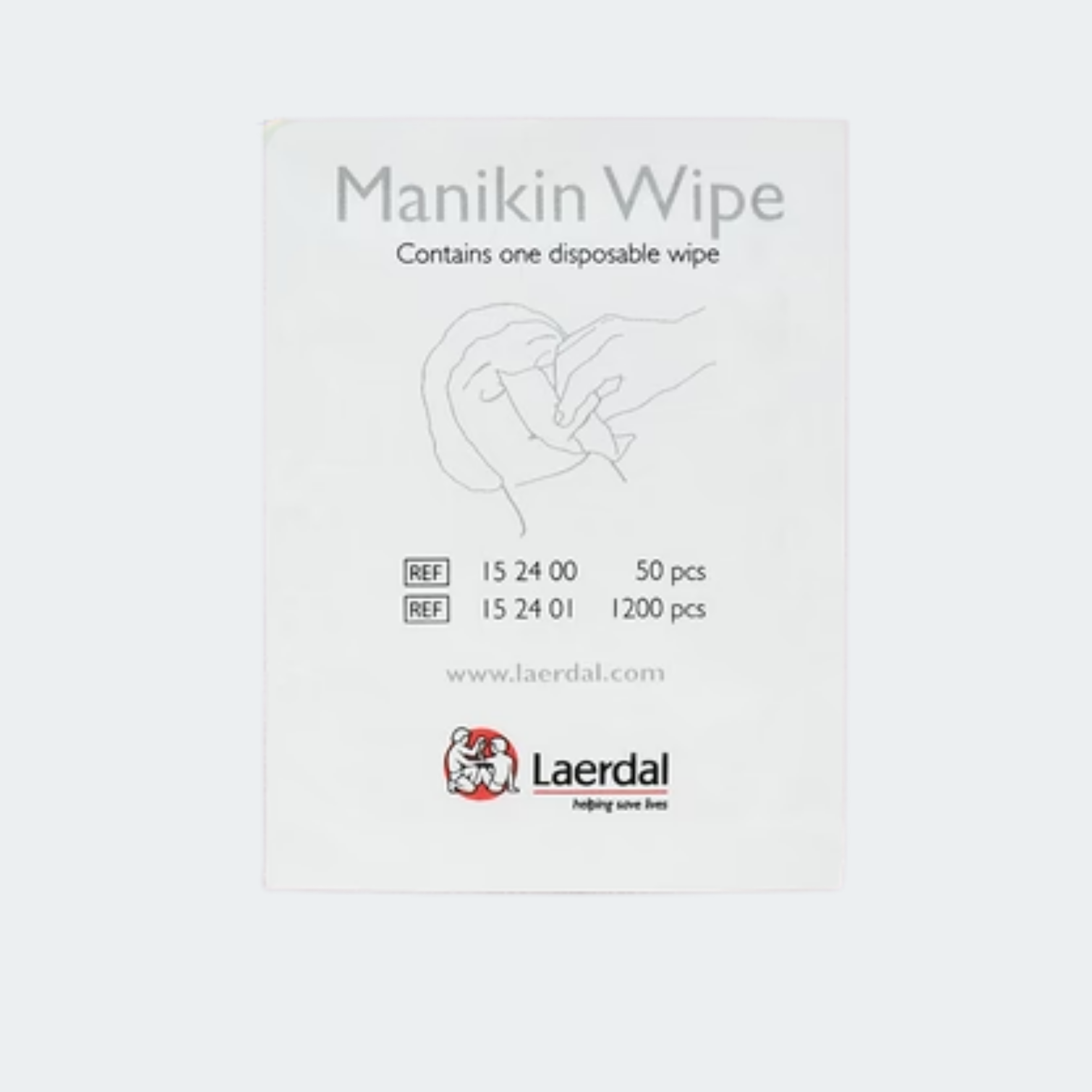 Laerdal Resusci Manikin Wipes Part #: 152400