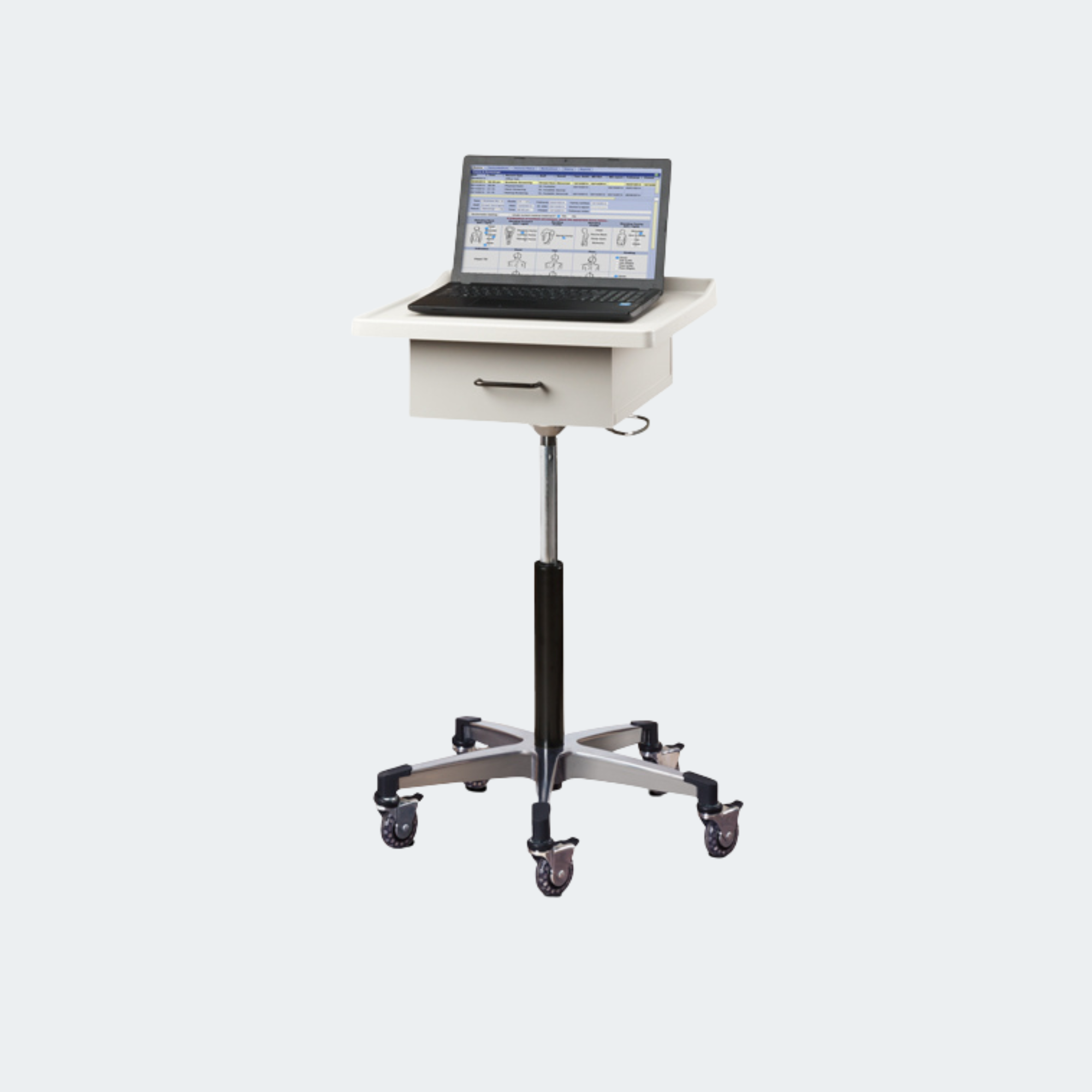 Large, Tec-Cart™ Mobile Work Station with Drawer