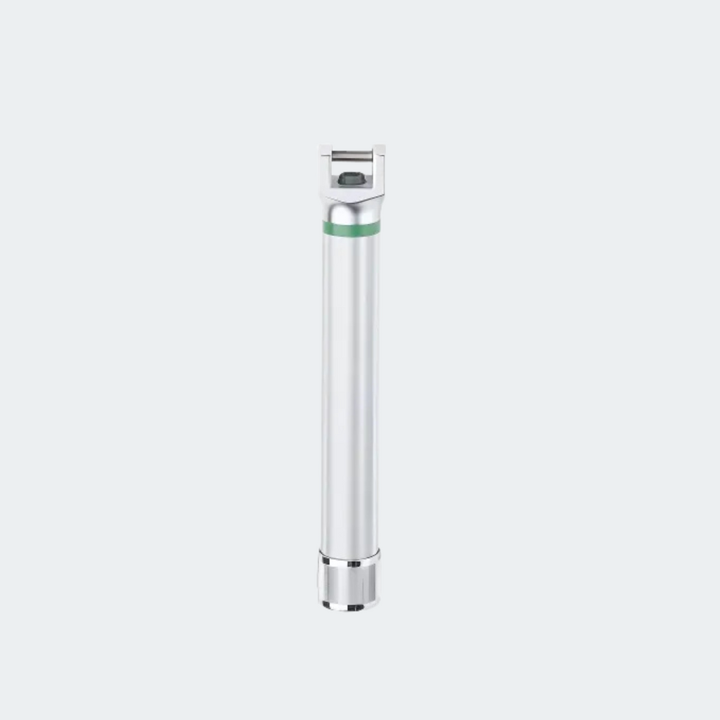 Laryngoscope Handle For Fiber Optic Blades, Uses AA - Size Batteries