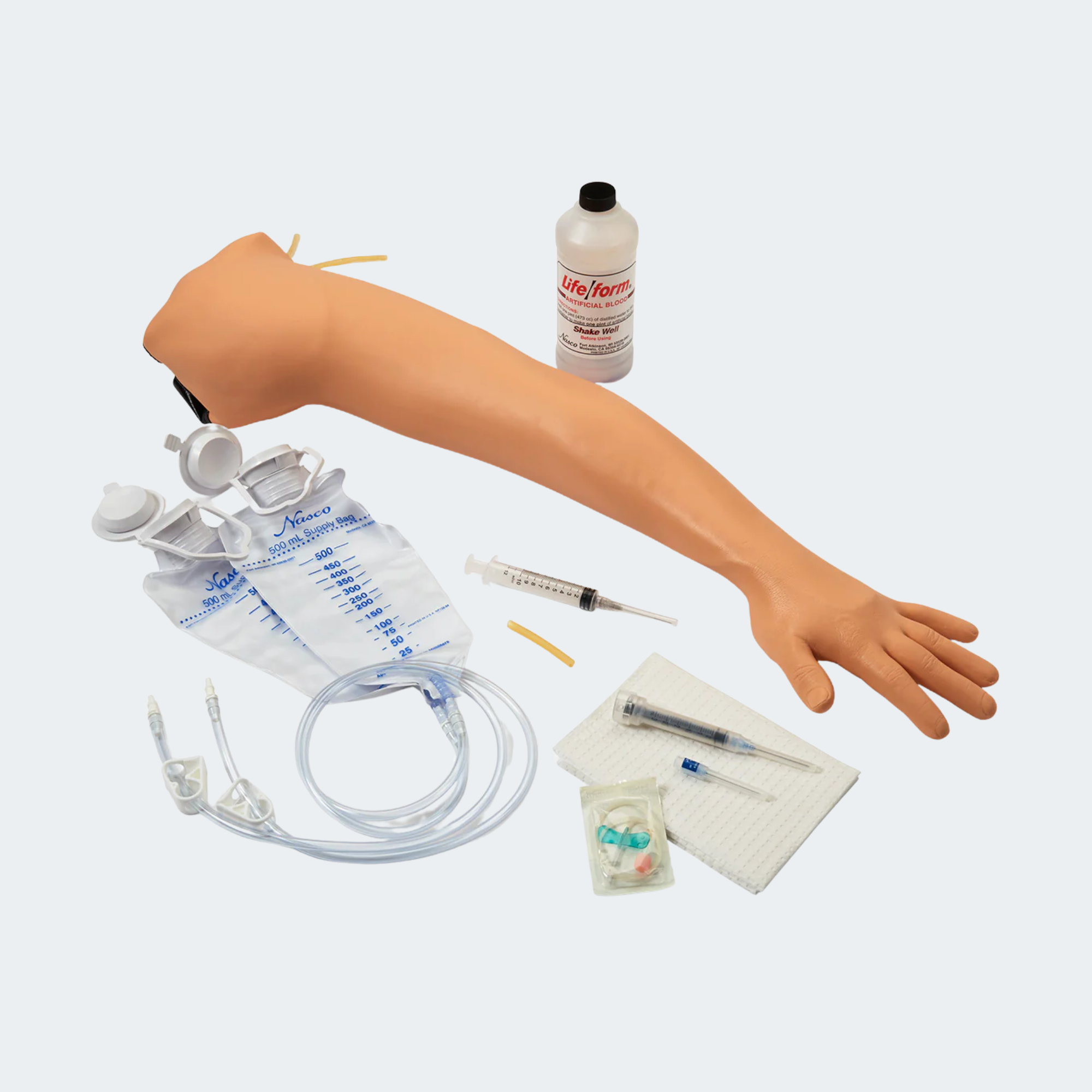 Life/form® Adult Venipuncture and Injection Training Arm - Light [SKU: LF00698]