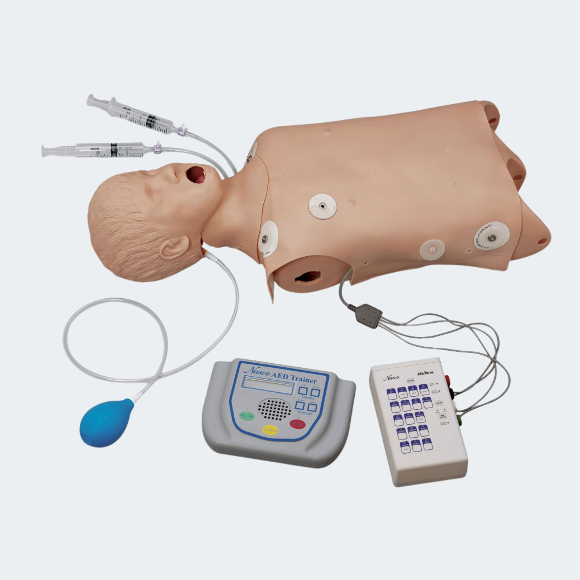 Life/form Advanced Child Airway Management Torso w/AED/ECG/Defibrillation Part #: LF03764U