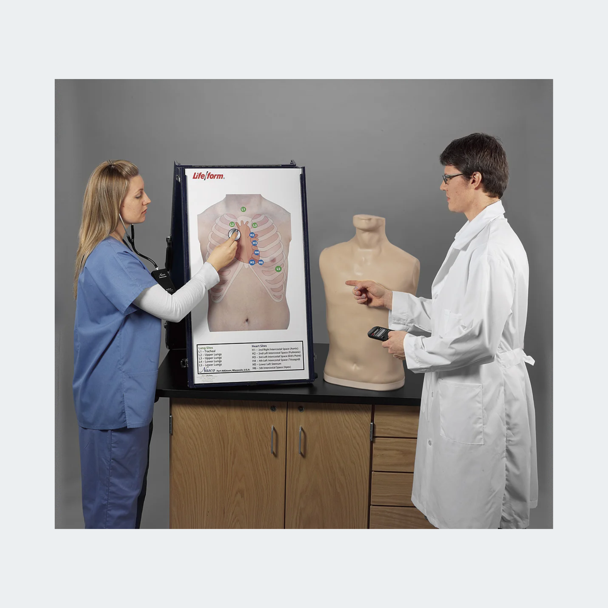 Life/form Complete Auscultation Training Station Part #: LF01191U