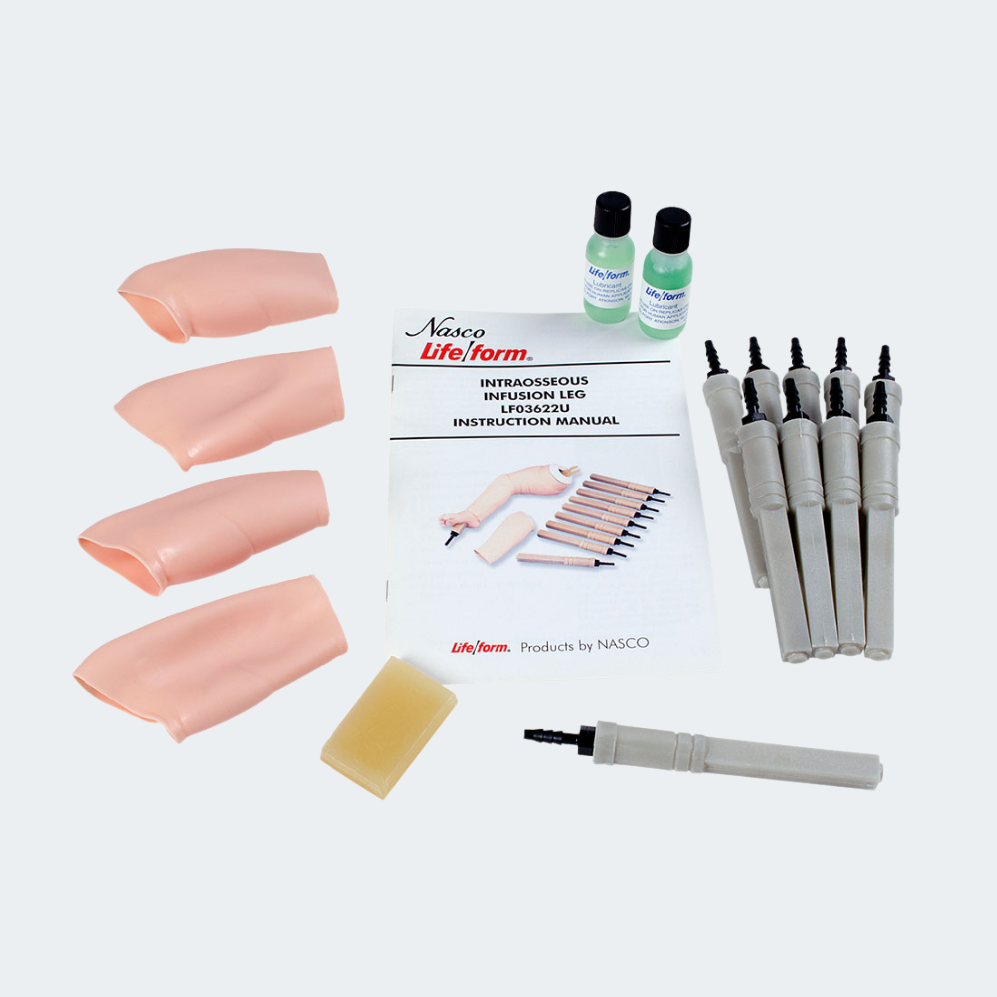 Life/form Intraosseous Replacement Leg Skin (4) and Bones (10) Part #: LF03625U