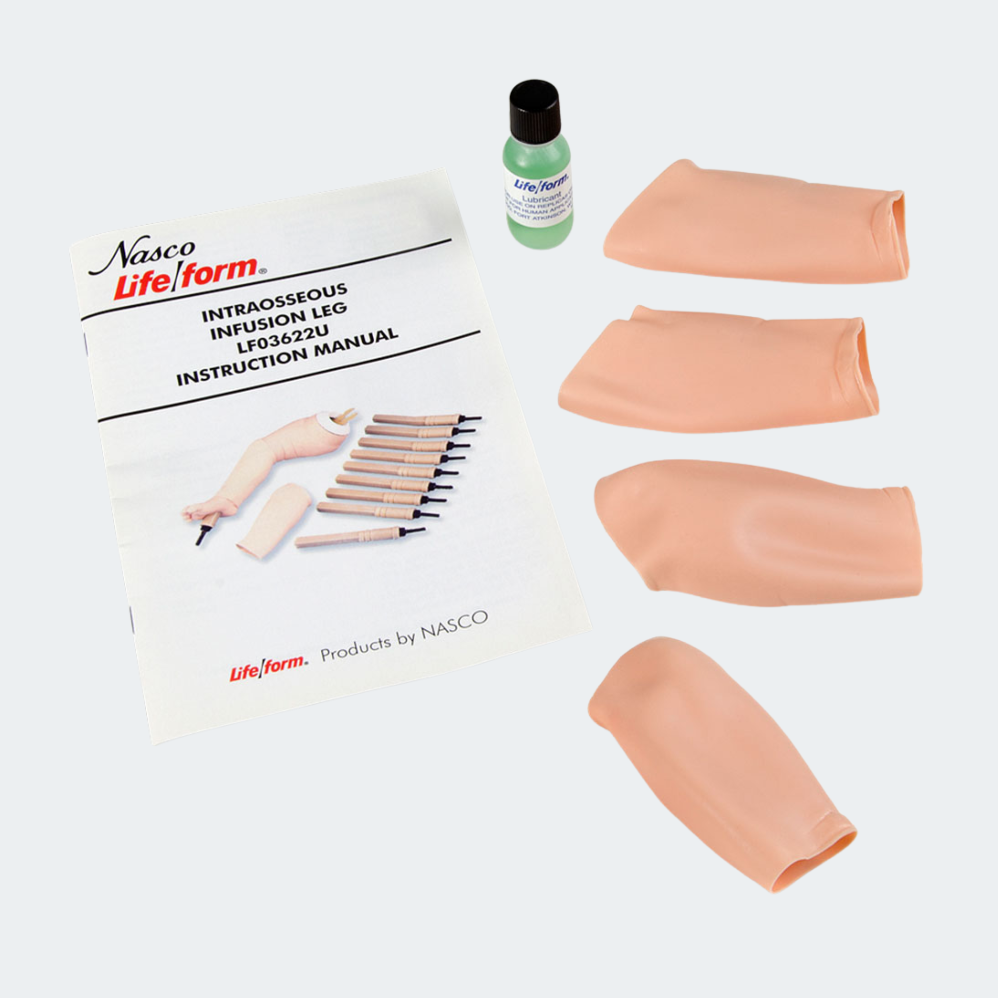 Life/form Leg Skin Replacement Kit for the Infant PALS CRiSis Manikin (4-Pack) Part #: LF03624U