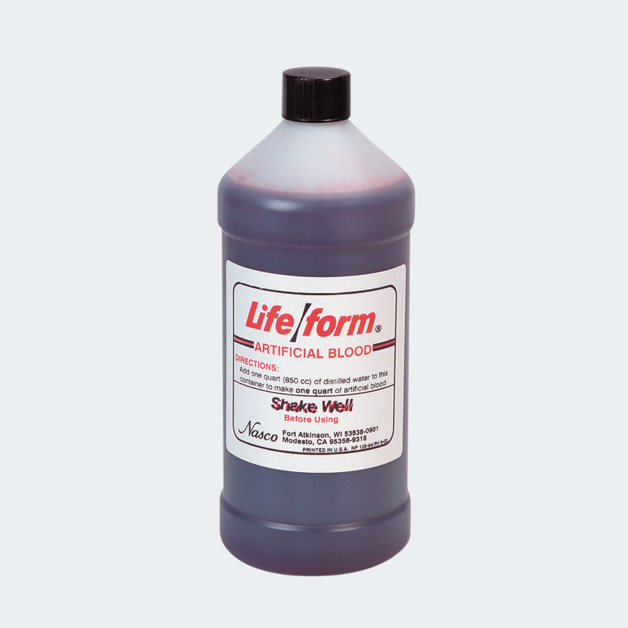 Life/form Simulated Venous Blood Part #: LF00846U