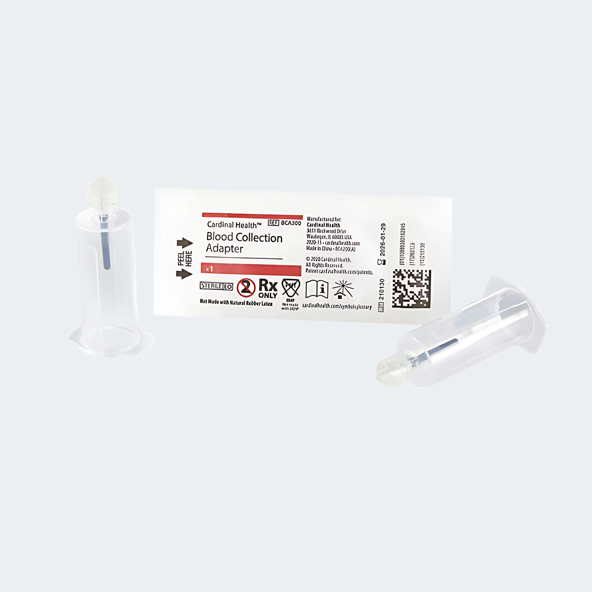 Luer Lock Blood Collection Adapter (200/BX)