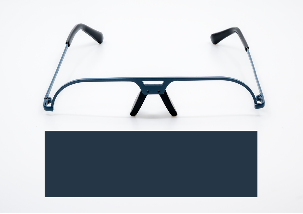 Designer Metallic Blue Support Frames