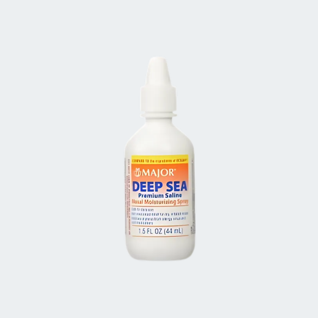 Major Deep Sea Premium Saline Nasal Moisturizing Spray 1.5 Oz AOSS Medical Supply