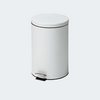 Medium Round White Waste Receptacle
