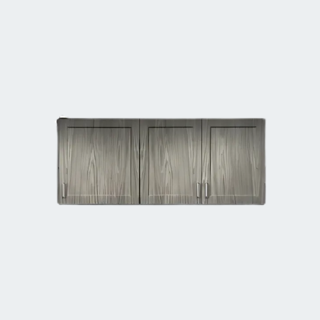 Model #8366 Fashion Finish, 66" Wall Cabinet with 3 Doors