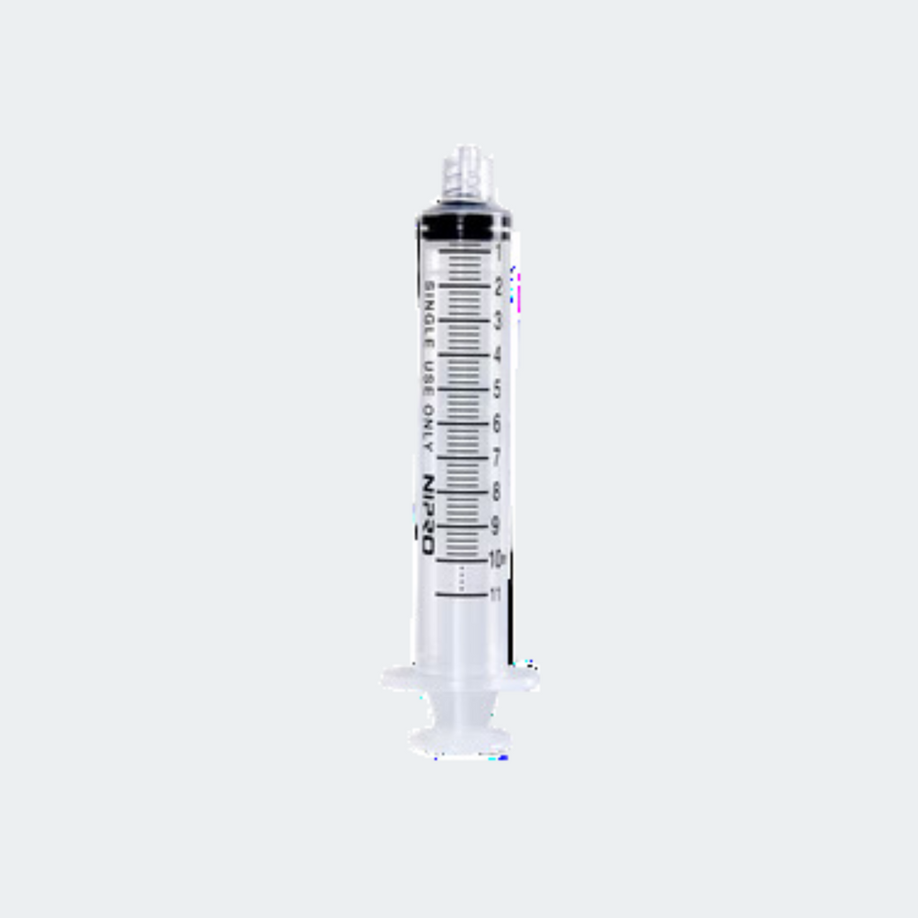 Nipro Syringe WITHOUT Needle Tip 10mL