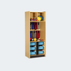 Open Access, Tall, Physical Therapy Cabinet with 6 Storage Bins, No Door
