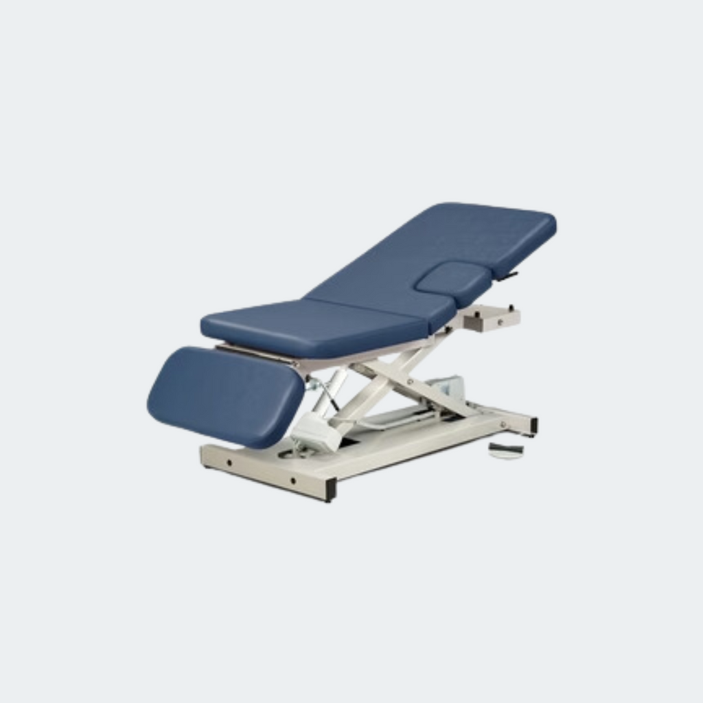 Open Base, Power Imaging Table with 3 Section Top