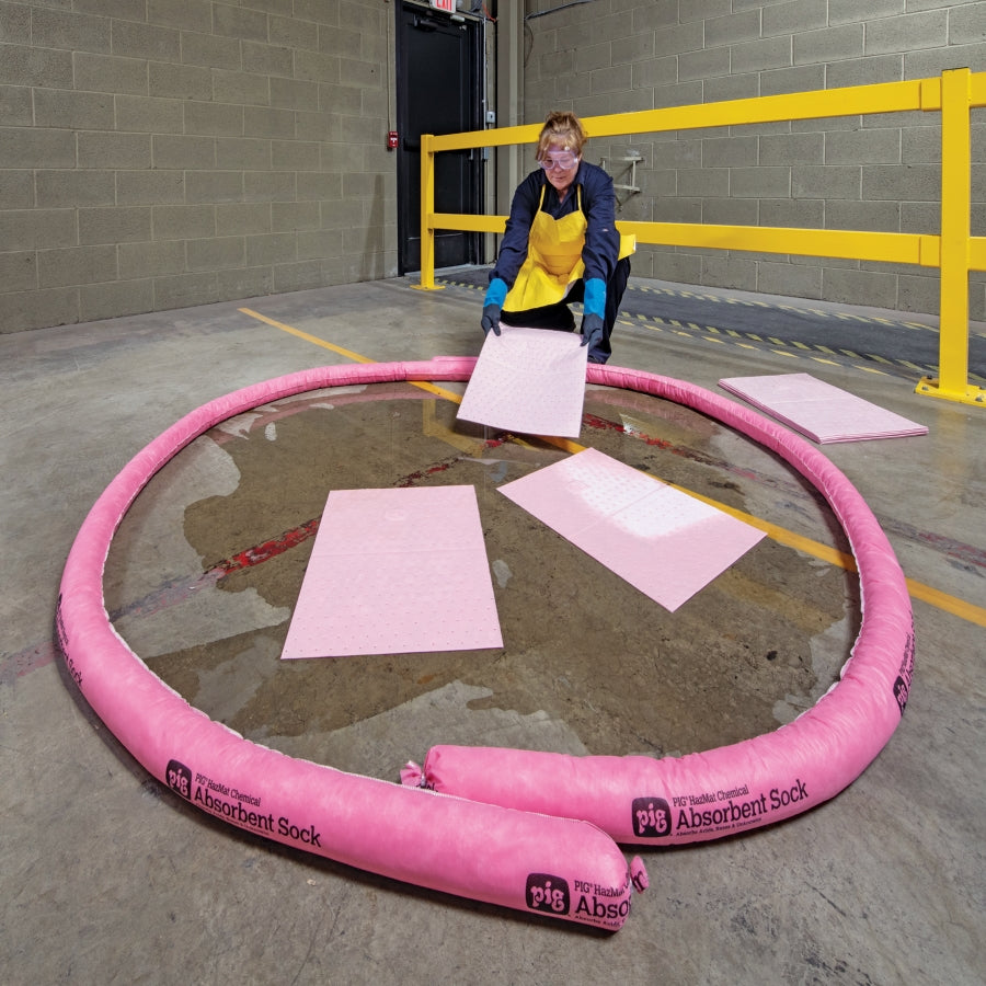PIG® HazMat Spill Kit in 95-Gallon High-Visibility Container