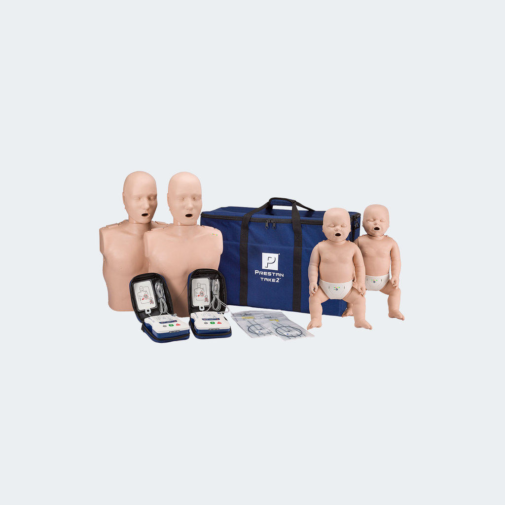 PRESTAN Manikin Professional TAKE2 Manikins and AED Trainers Package Part #: PP-FM-600M-MS